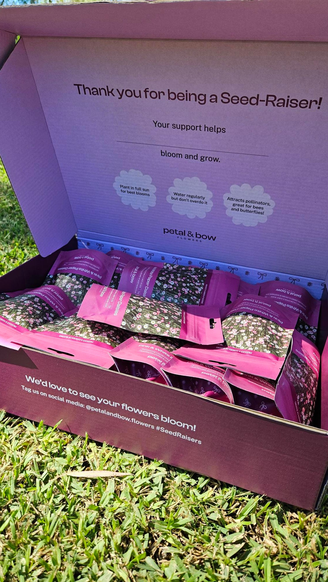 Seed-Raisers Fundraising Box