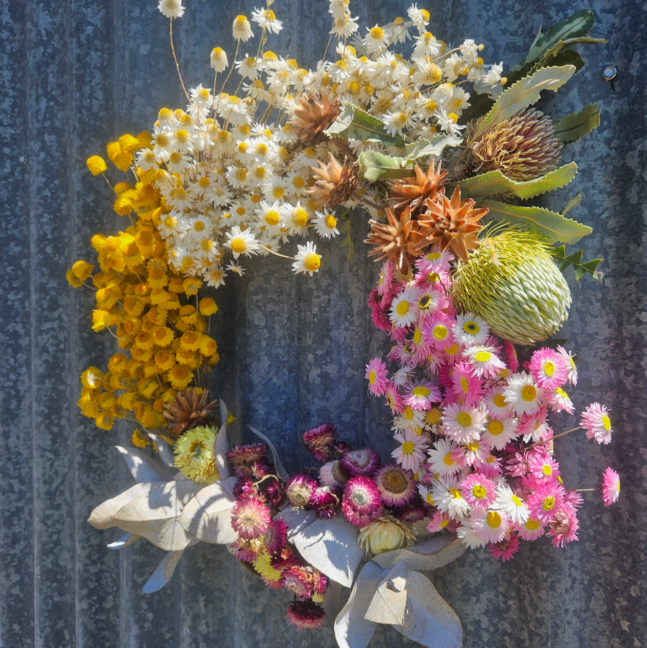 Harriet Wreath - Petal & Bow Flowers