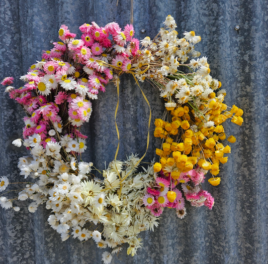 Evie Wreath - Petal & Bow Flowers