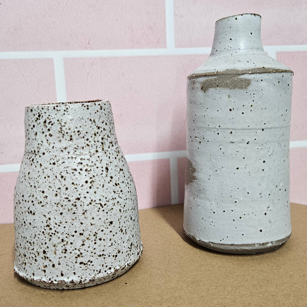 Two Handmade ceramic vases. 